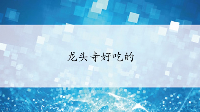 龙头寺好吃的